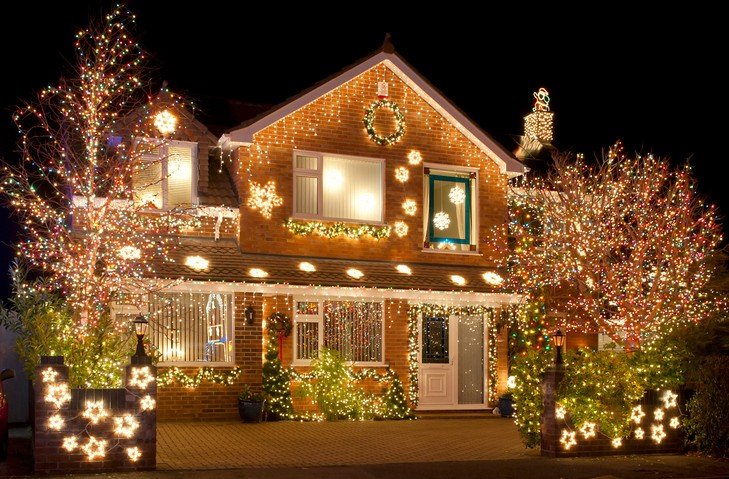 Christmas roof tips