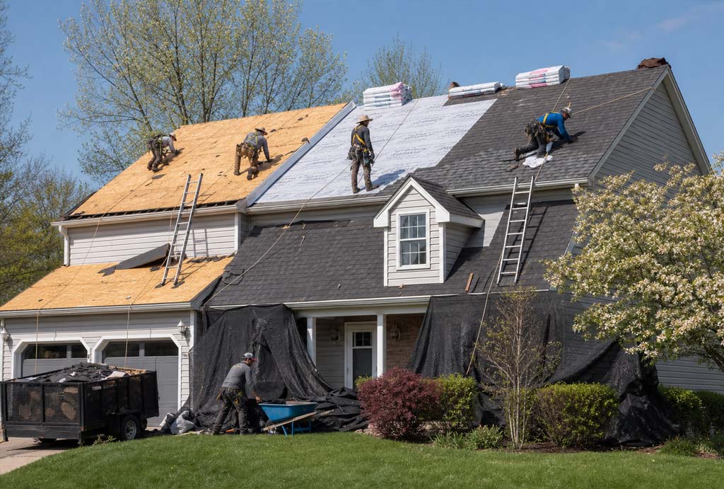 How Long Does a Roof Replacement Actually Take in Indianapolis