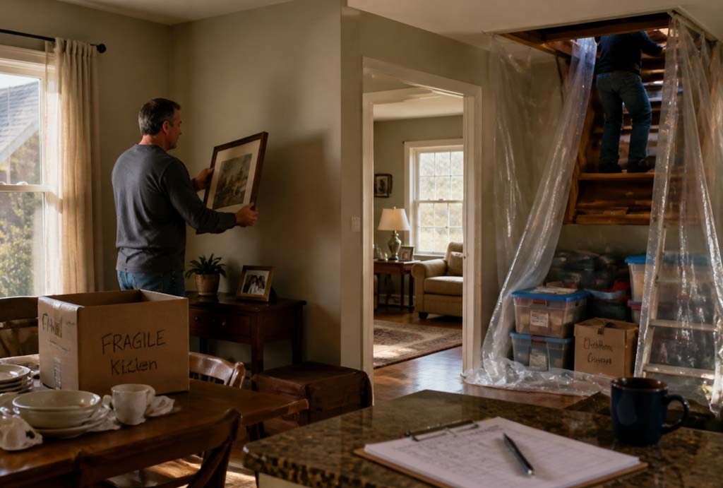 Protect Items Inside Your Home before Roof Replacement