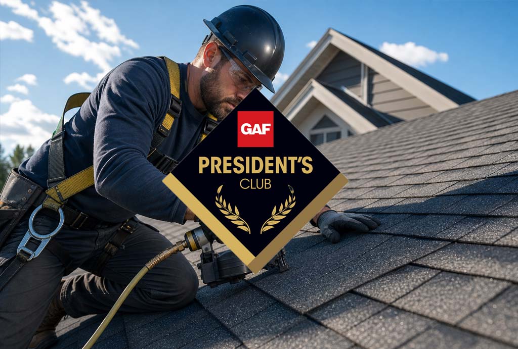 What Does a GAF President’s Club Roofer Actually Do Better