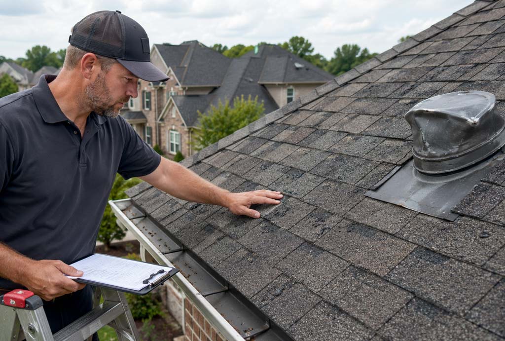 Hail Damage Roof Inspection in Carmel Fishers and Noblesville