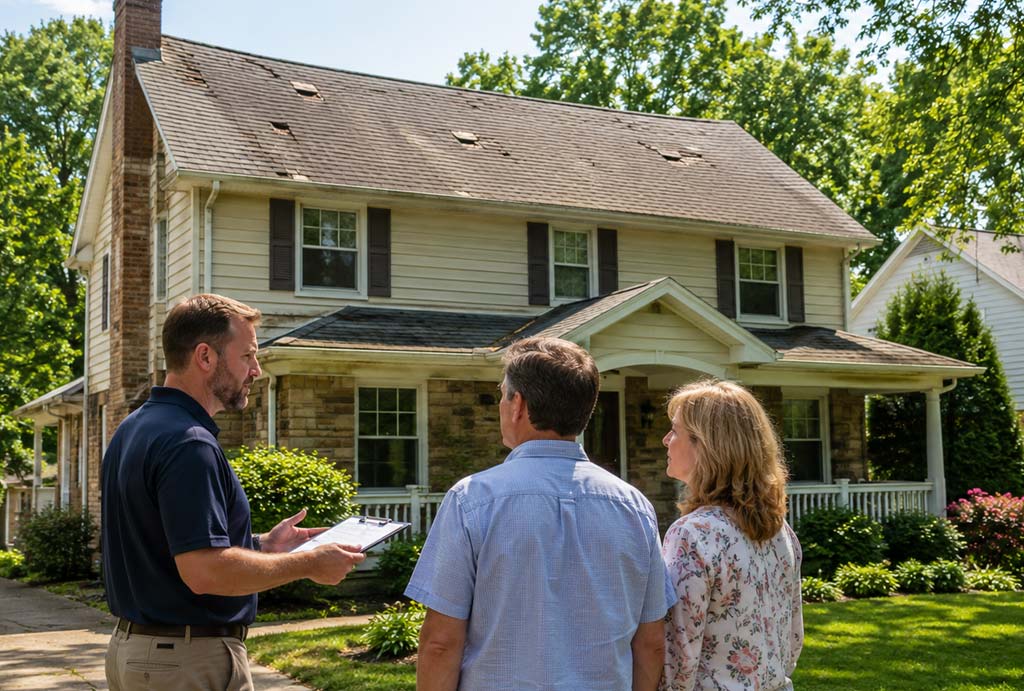 Roof Repair or Roof Replacement After Storm Damage in Central Indiana